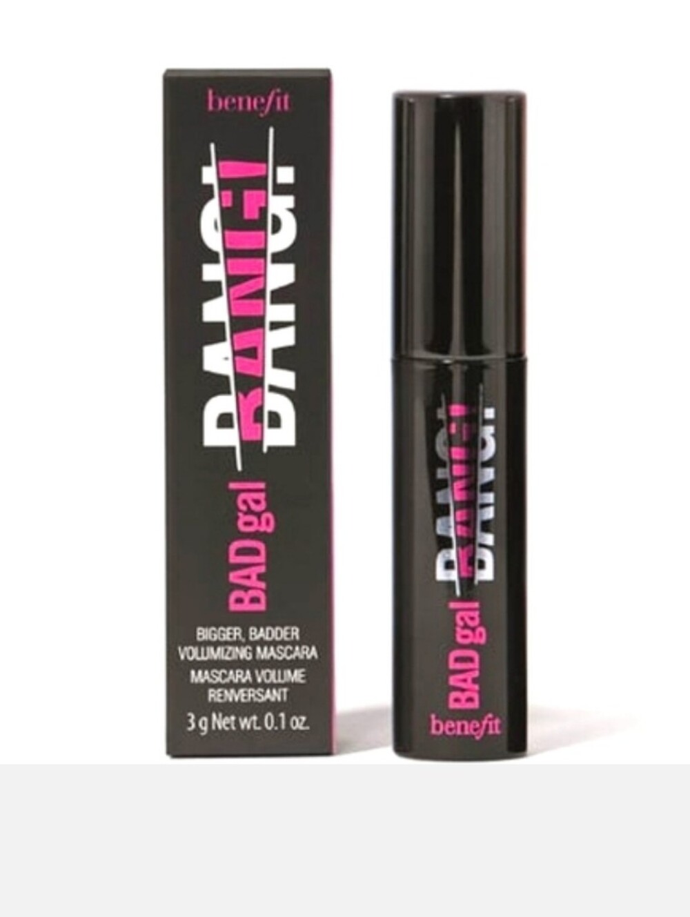 SALE! Benefit Cosmetics BADgal BANG! Volumizing Mascara in Intense Black 3g NIB